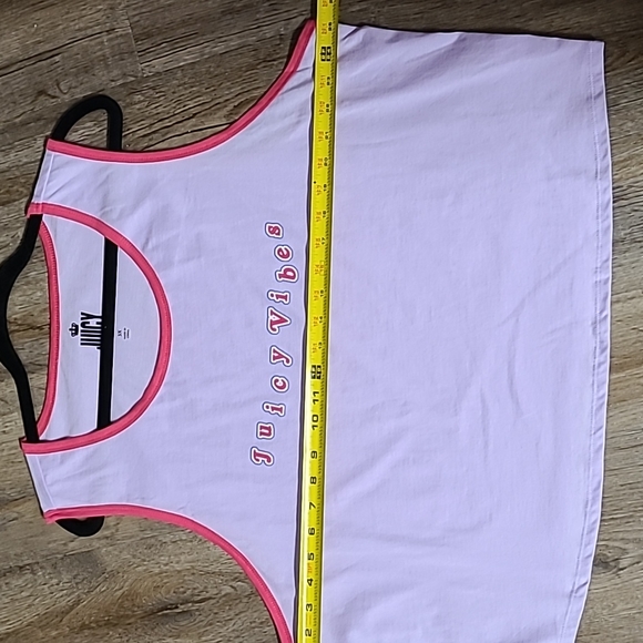 JUICY BY JUICY COUTURE WOMEN'S PLUS SIZE TOP SIZE 3X "JUICY VIBES" PINK/… - Picture 7 of 9